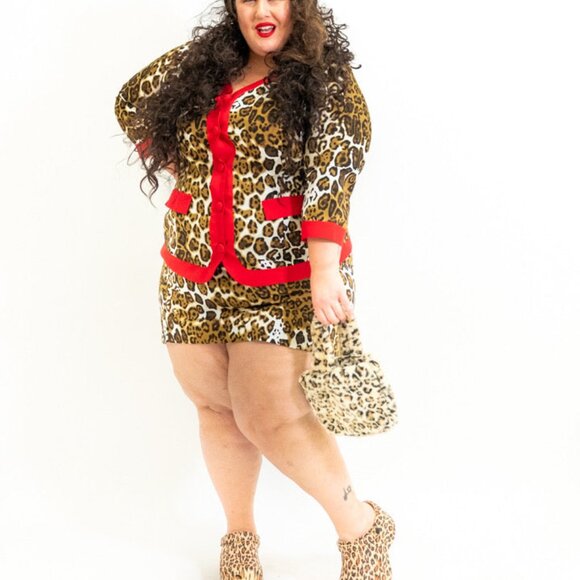 Allison Woods Dresses & Skirts - Vintage Leopard Print 2-Piece Set